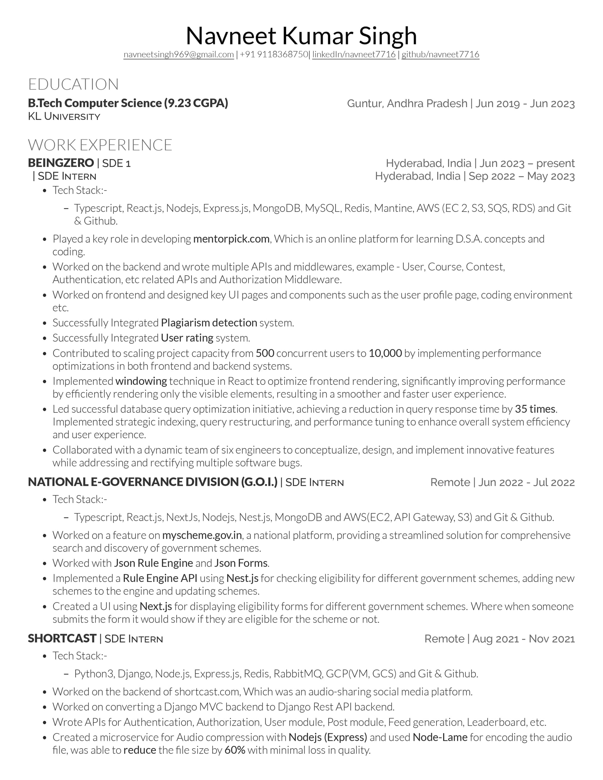 navneet's resume